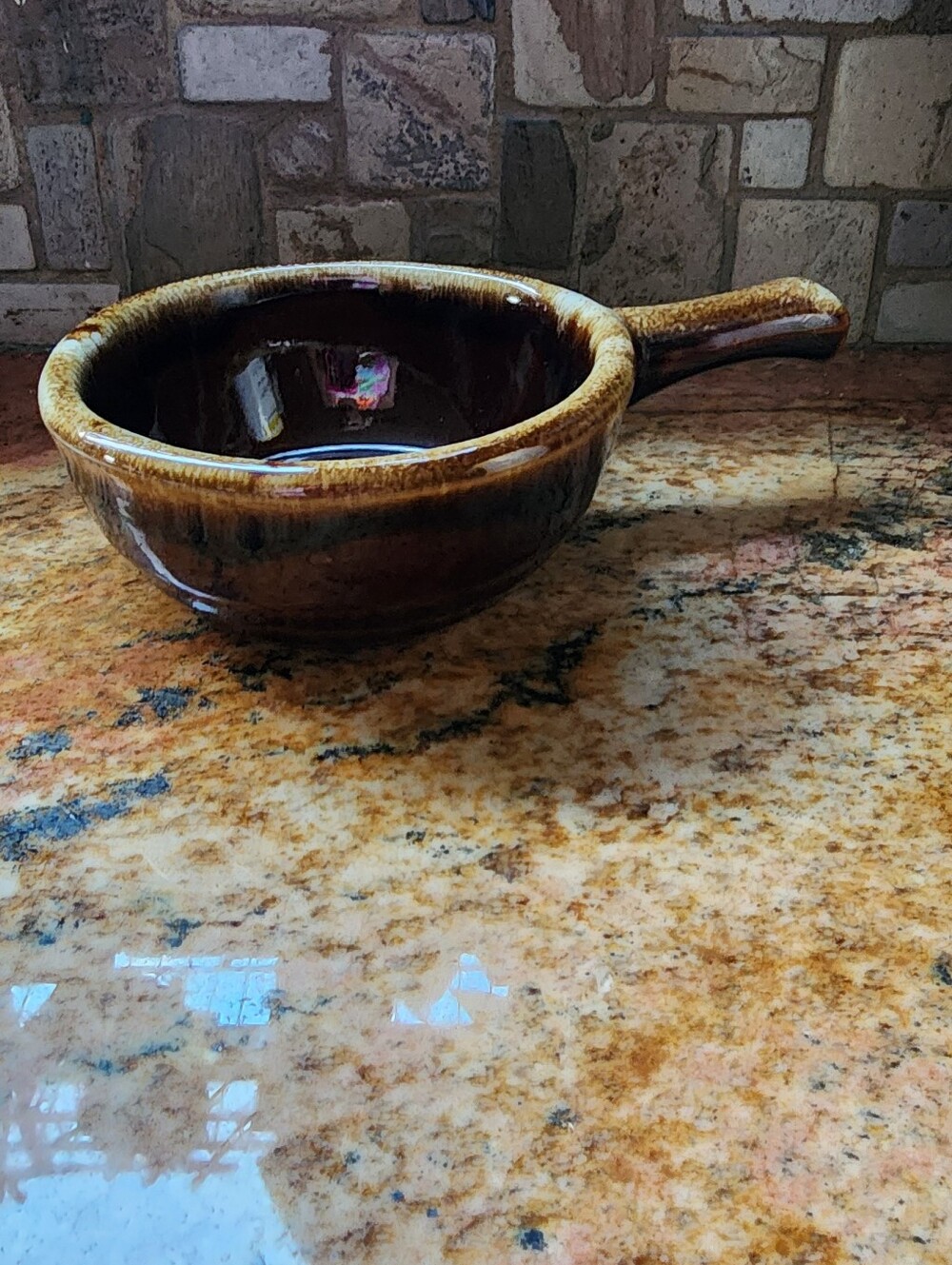 Vintage Pottery Soup Bowl